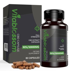 Vitablossom C-B-D 500mg/Capsule, 60 Capsules 30000mg 60% Powder Capsules, Made in New Zealand Vitablossom C-B-D 500mg/Capsule, 60 Capsules 30000mg 60% Powder Capsules, Made in New Zealand