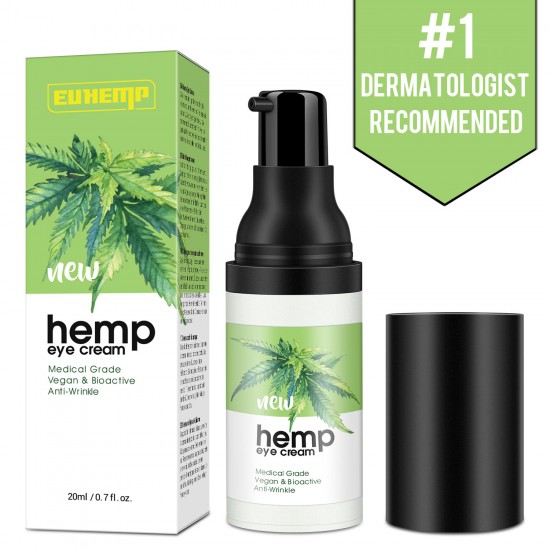 EUHEMP Eye Cream Moisturizer, Anti-aging Eye Gel for Wrinkles, Best Day & Night Eye Treatment