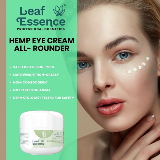 Leaf Essence Hemp Eye Cream Best Natural Anti-Wrinkle Massage Stick