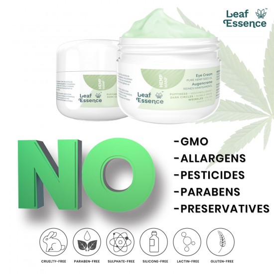 Leaf Essence Hemp Eye Cream Best Natural Anti-Wrinkle Massage Stick