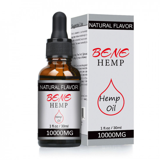 BENEHEMP 10000mg Original & Strawberry Flavor Hemp Oil Drops, Great for Anxiety Pain Relief Sleep Support