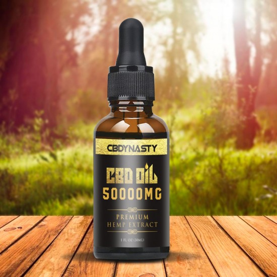 CBDYNASTY 50000mg 95% 30ml Hemp Oil, Immune booster