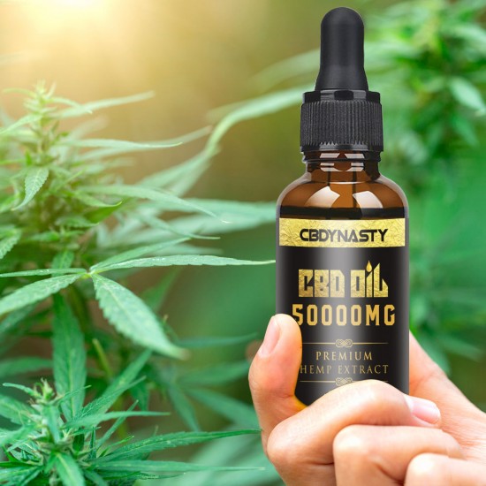 CBDYNASTY 50000mg 95% 30ml Hemp Oil, Immune booster