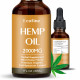 Ecofine 2000mg 30ml Broad Spectrum Hemp Oil, High Strength Extract Pure Organic Hemp Oil - Made in USA