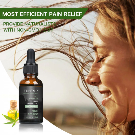 EUHEMP Hemp Oil Original & Mango Drops 10000MG 33% 30ml