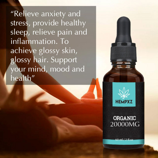 HEMPXZ 20000mg Broad Spectrum Hemp Extract, Natural Hemp Oil for Better Sleep - Made in USA HEMPXZ 20000mg Broad Spectrum Hemp Extract, Natural Hemp Oil for Better Sleep - Made in USA