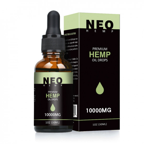 NEOHEMP Original & Blueberry Hemp Oil Drops 10000mg 30ml, Vegan & Vegetarian Friendly