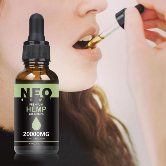 NeoHemp Hemp Oil Drops 20000mg 30ml, Help Reduce Stress, Anxiety and Pain(20000mg)