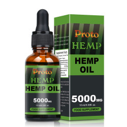 Hemp Oil Drops, Vegan & Vegetarian 5000mg, 10ml - ProtoHemp Oil Hemp Oil Drops, Vegan & Vegetarian 5000mg, 10ml - ProtoHemp Oil