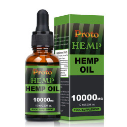 Proto Hemp Oil Drops, 10000mg 30ml 33%, Vegan & Vegetarian Proto Hemp Oil Drops, 10000mg 30ml 33%, Vegan & Vegetarian