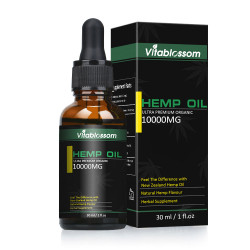 Vitablossom 33% Hemp Oil Drops, 10000mg 30ml, Great for Anxiety Pain Relief Sleep Support  Vitablossom 33% Hemp Oil Drops, 10000mg 30ml, Great for Anxiety Pain Relief Sleep Support