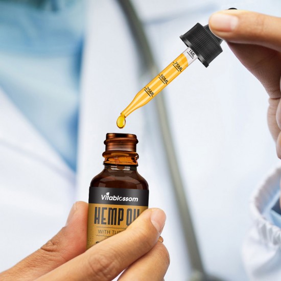 Vitablossom Turmeric Hemp Oil, 30000mg 90% 30ml, New Arrival promotion Vitablossom Turmeric Hemp Oil, 30000mg 90% 30ml, New Arrival promotion